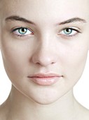 Healthy woman's face