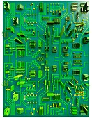 Circuit city,computer artwork