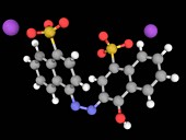 Azorubine molecule