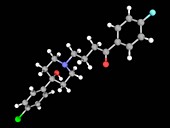 Haloperidol drug molecule