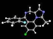 Midazolam drug molecule
