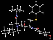 Nelfinavir drug molecule