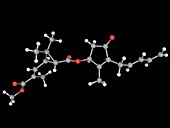 Pyrethrin II insecticide molecule