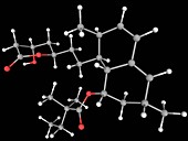 Simvastatin drug molecule