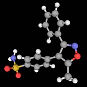 Valdecoxib drug molecule