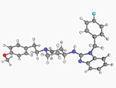 Astemizole drug molecule