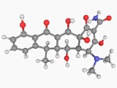 Doxycycline drug molecule