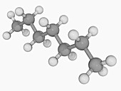 Heptane molecule