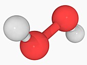 Hydrogen peroxide molecule