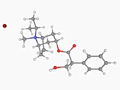 Ipratropium bromide drug molecule