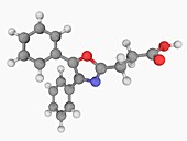 Oxaprozin drug molecule