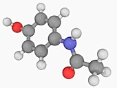 Paracetamol drug molecule
