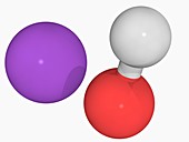 Sodium hydroxide molecule