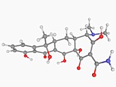 Tetracycline drug molecule