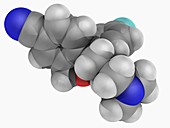 Citalopram drug molecule