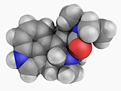 LSD drug molecule