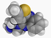 Olanzapine drug molecule