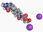 Pemetrexed disodium drug molecule
