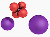 Potassium chromate molecule