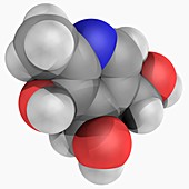 Vitamin B6 pyridoxine molecule