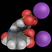 Azorubine molecule