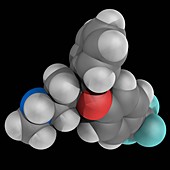 Fluoxetine drug molecule
