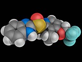 Lansoprazole drug molecule