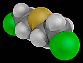 Mustard gas molecule