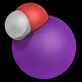 Potassium hydroxide molecule