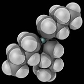 Tributyltin hydride molecule