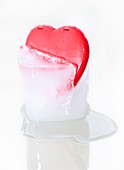 Frozen heart,conceptual image