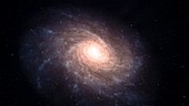 Spiral galaxy,artwork