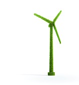 Wind turbine,conceptual artwork