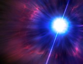 Artwork of a gamma-ray burster