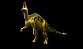 Hadrosaurus dinosaur,artwork