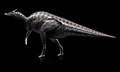 Saurolophus dinosaur,artwork