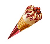 Ice cream cone,artwork