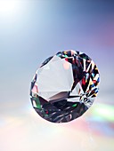 Diamond refracting light