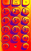 Telephone keypad