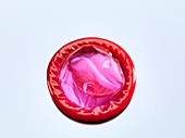 Red condom