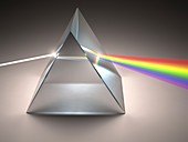 Prism and rainbow,artwork