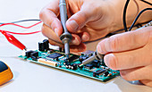 Making an electronic micro processor