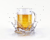 Beer glass,artwork