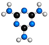 Melamine molecule