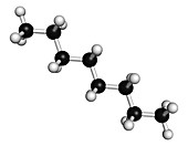 Octane hydrocarbon molecule