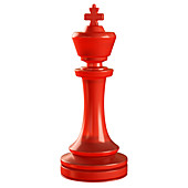 King chess piece,illustration