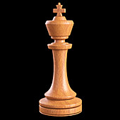 King chess piece,illustration