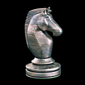 Knight chess piece,illustration