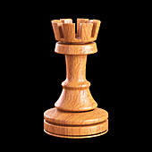 Rook chess piece,illustration