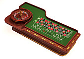 Roulette table,illustration